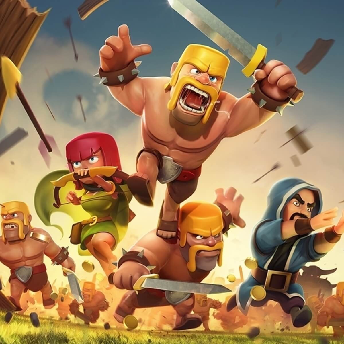 zdjęcie gry clash of clans